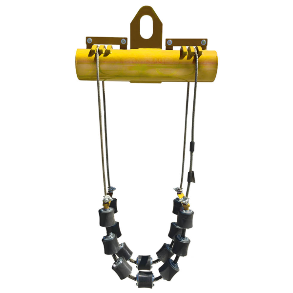 Pipe roller cradles top